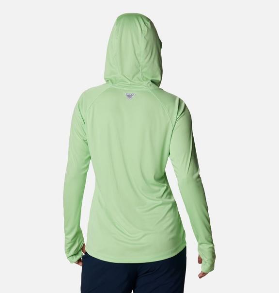 Columbia PFG Tidal Tee Hoodies White For Women's NZ50638 New Zealand